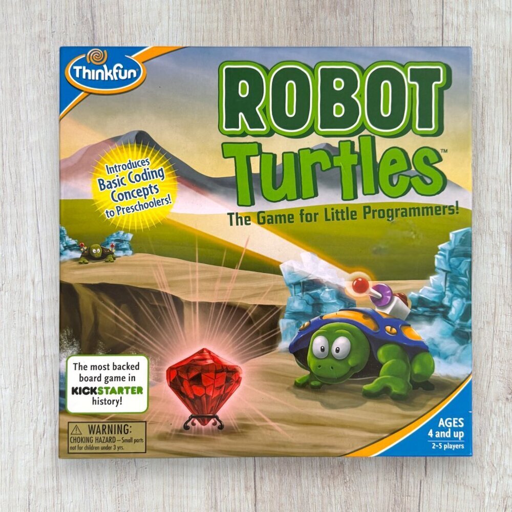 THINKFUN Robot Turtles Coding Game For Kids Kickstarter Summer Board Games Code